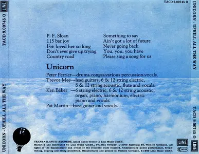 Unicorn - Uphill All The Way (1971) [Reissue 1989]