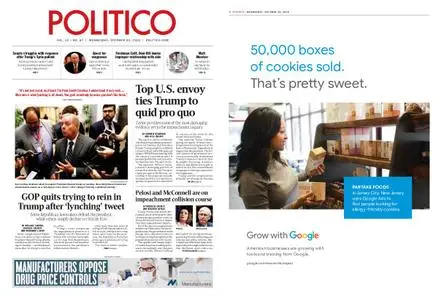 Politico – October 23, 2019