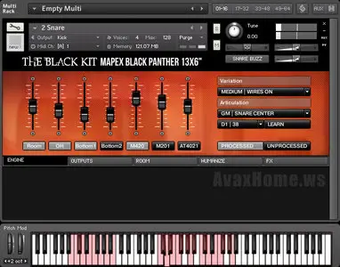 Big Fish Audio The Black Kit KONTAKT DVDR