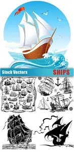 Stock Vectors - Ships