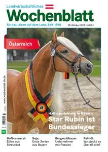 Bayerisches Landwirtschaftliches Wochenblatt Oesterreich - 24. Oktober 2019