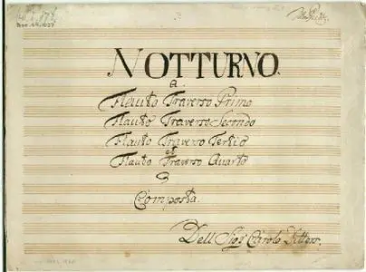 Notturno for 4 Flutes in D major