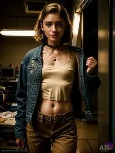 AI Natalia Dyer 80's vibe (AI Generated)