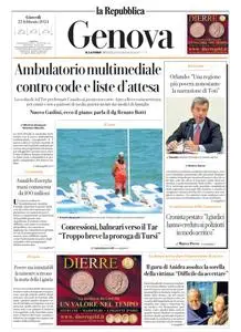 la Repubblica Genova - 22 Febbraio 2024