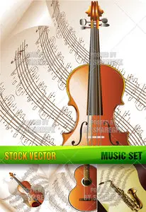 Stock Vector - Music instruments