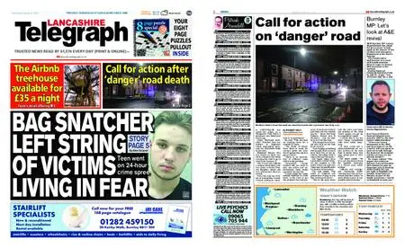 Lancashire Telegraph (Blackburn, Darwen, Hyndburn, Ribble Valley) – February 05, 2020