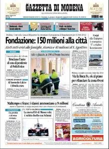 LA GAZZETTA DI MODENA 02 FEBBRAIO 2010