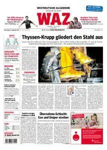 WAZ Westdeutsche Allgemeine Zeitung Buer - 21. September 2017