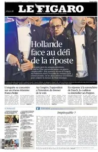 Le Figaro du Lundi 16 Novembre 2015