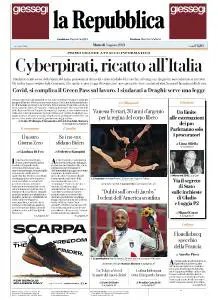 la Repubblica - 3 Agosto 2021