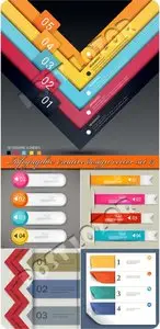 Infographic creative design vector set 74