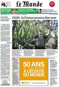 Le Monde du Vendredi, 13. Juin 2014