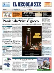 IL SECOLO XIX DEL 7 MAGGIO 2010