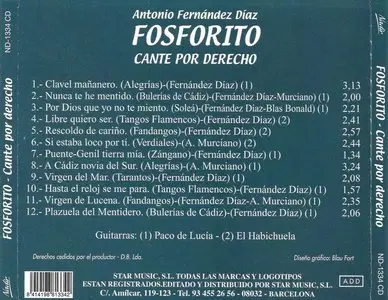 Fosforito – Cante por derecho (2006)