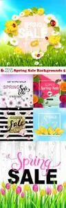 Vectors - Spring Sale Backgrounds 5