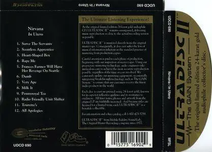 Nirvana - In Utero (1993) [MFSL, UDCD 690]