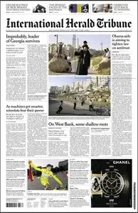 International Herald Tribune - Monday, July 27, 2009.