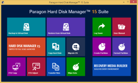 Paragon Hard Disk Manager 15 Suite / Business 10.1.25.772 WinPE BootCD