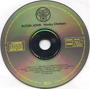 Elton John - Honky Chateau (1972) [DJM 829 249-2, Germany]