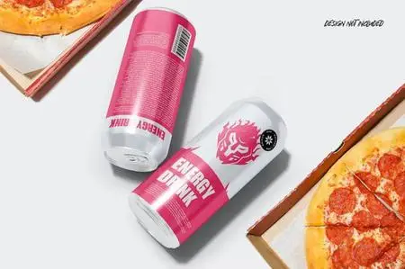 Energy Drink Mockup