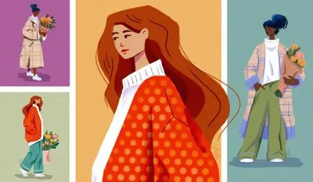 Drawing People in Cute Outfits Inspired by Fashion Illustration