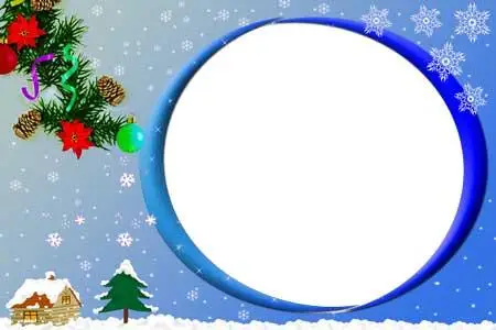 New Year Frame for Photoshop