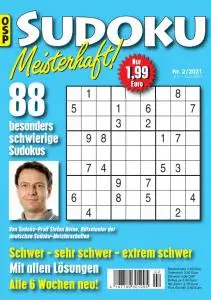 Sudoku Meisterhaft Nr.2 - 8 Januar 2021