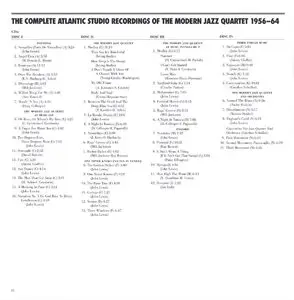 The Modern Jazz Quartet - The Complete Atlantic Studio Recordings 1956-1964 (2011) {7 CD Box Set Mosaic MD7-249}