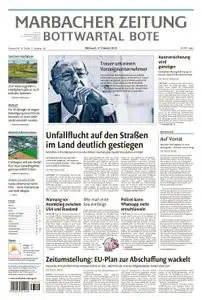 Marbacher Zeitung - 17. Oktober 2018