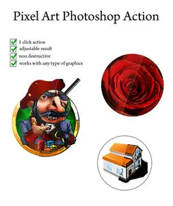 CreativeMarket - Pixel Art PS Action