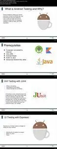 Android Testing with JUnit and Espresso