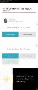 Using Call Monitoring to Measure Quality