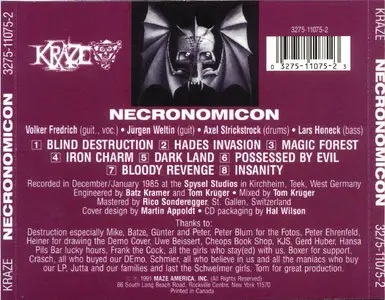 Necronomicon - Necronomicon (1986) [Reissue 1991 - US 1st Press]