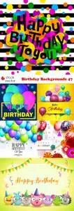 Vectors - Birthday Backgrounds 47