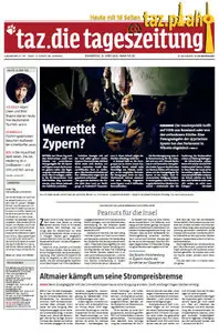 Tageszeitung TAZ vom 21 Maerz2013