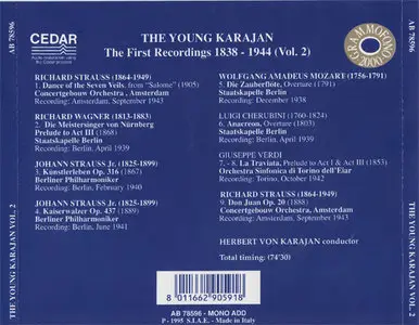 Karajan -  The First Recordings 1938 - 1944 [Vol. 2] (1995)