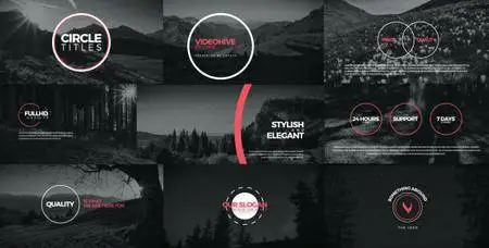 Circle Titles - Project for After Effects (VideoHive)