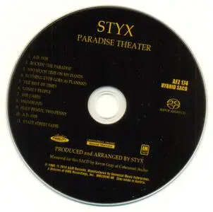 Styx - Paradise Theatre (1980) [Audio Fidelity, AFZ 174] Repost
