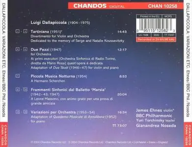 Gianandrea Noseda, BBC Philharmonic - Dallapiccola: Tartiniana; Variazioni; Due Pezzi (2004)