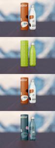 Thermo Bottle with Tube Mockup B83LRA4