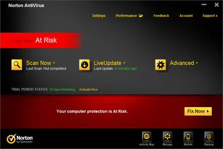 Norton AntiVirus 2012 19.8.0.14