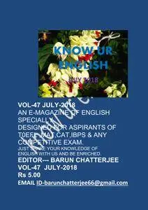 Know Ur English - July 2018