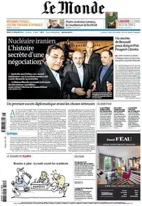 Le Monde & Suppléments du Mardi 26 Novembre 2013