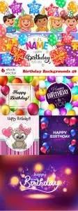 Vectors - Birthday Backgrounds 48