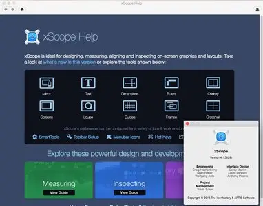 The Iconfactory xScope 4.1.3 Mac OS X