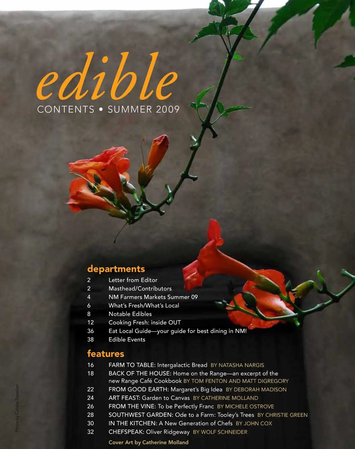 edible SANTA FE - Summer 2009