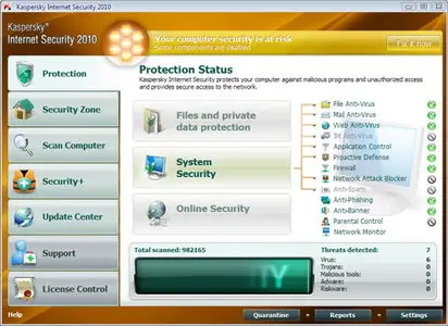 Kaspersky Internet Security 2010 Skins