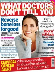 What Doctors Don't Tell You – September 2012