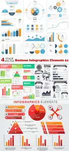 Vectors - Business Infographics Elements 24