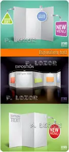 Exposition hall vector clipart